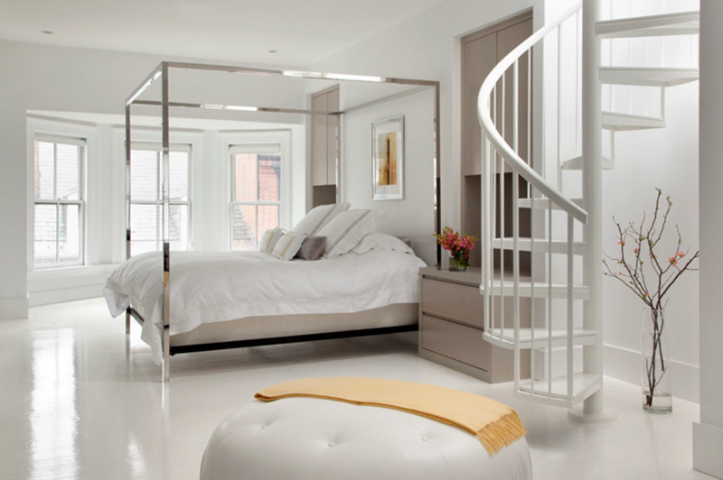 01 Spiral Staircase ideas in Bedroom