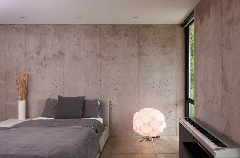 03 Bedroom Ideas with Concrete Walls