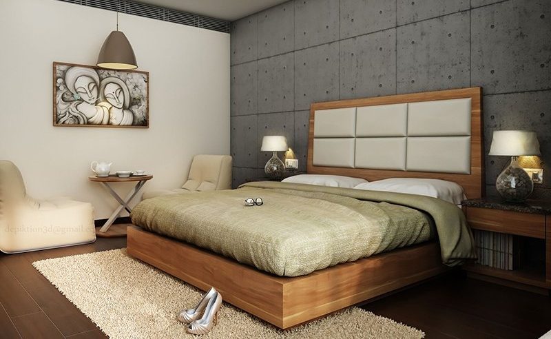 05 Bedroom Ideas with Concrete Walls