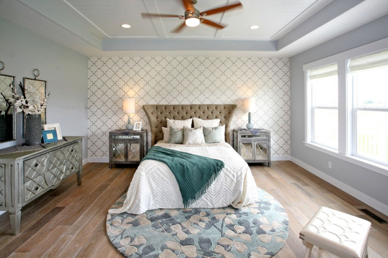 15 Bedroom Decoration with Round Area Rugs