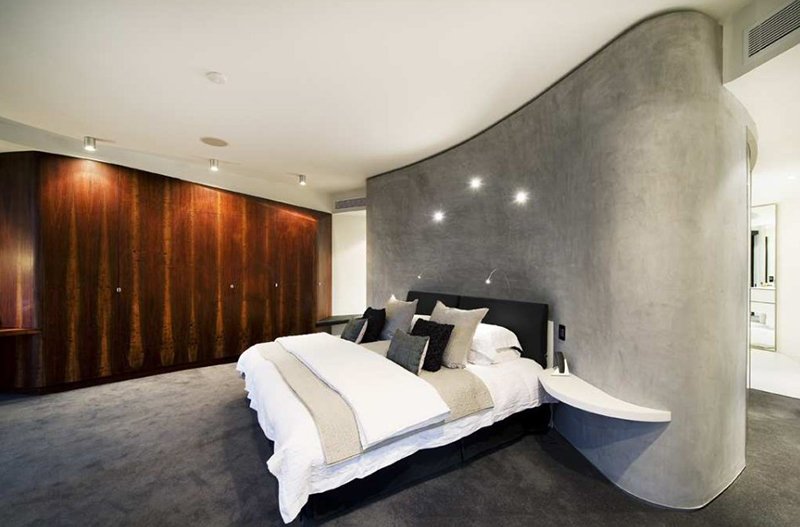 17 Bedroom Ideas with Concrete Walls