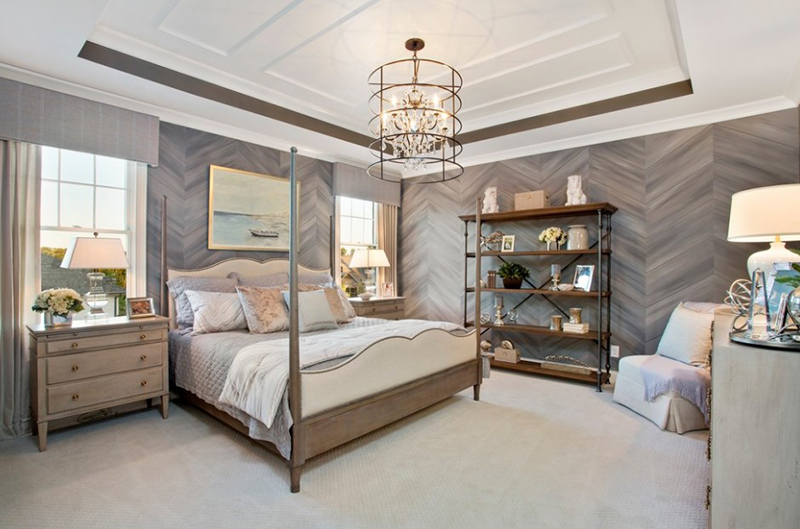19 Herringbone Bedroom Designs