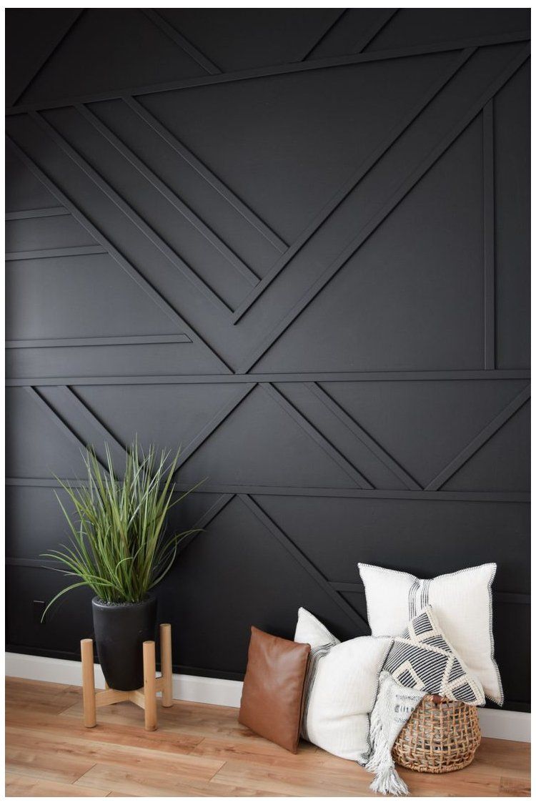 00 Bedrooms With Black Accent Wall Ideas 