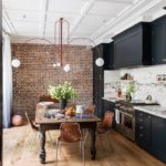 Kitchens With Black and White Wood 2021