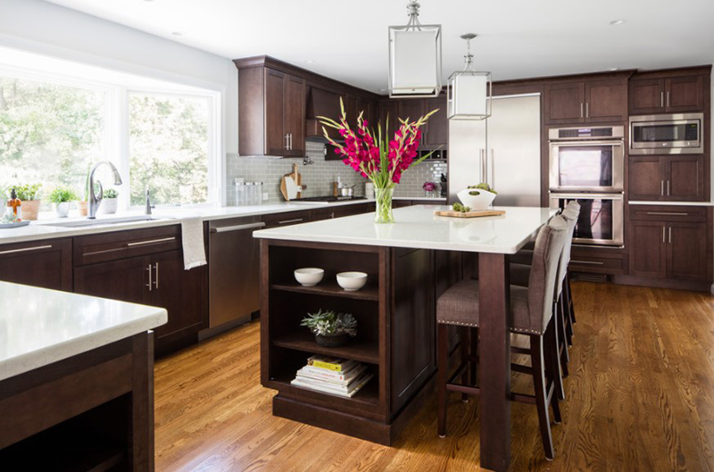01 Brown Cabinet Designs in Your Kitchen