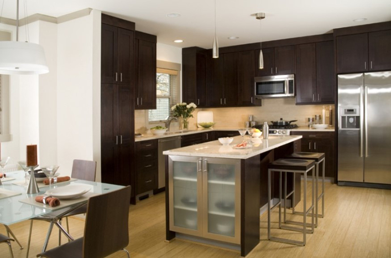 07 Brown Cabinet Designs in Your Kitchen