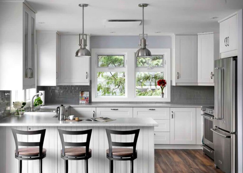 09 Gray and White Kitchen Designs for Your Home