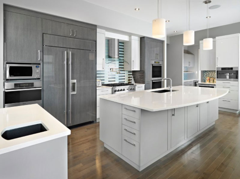 15 Gray and White Kitchen Designs for Your Home
